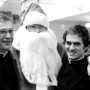 Fr. Mueller, Santa Claus, and Fr. Davis