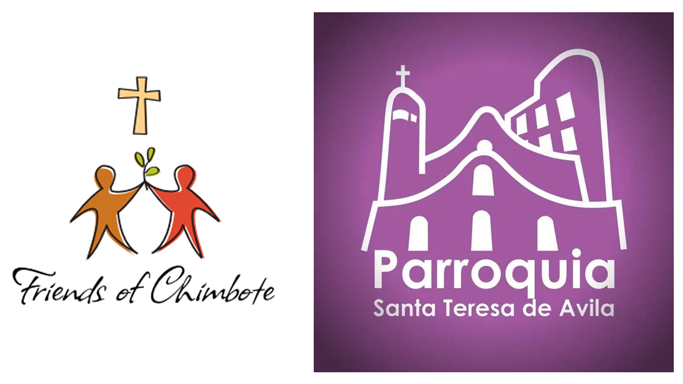 Logo for Friends of Chimbote and logo for Parroquia Santa Teresa de Avila